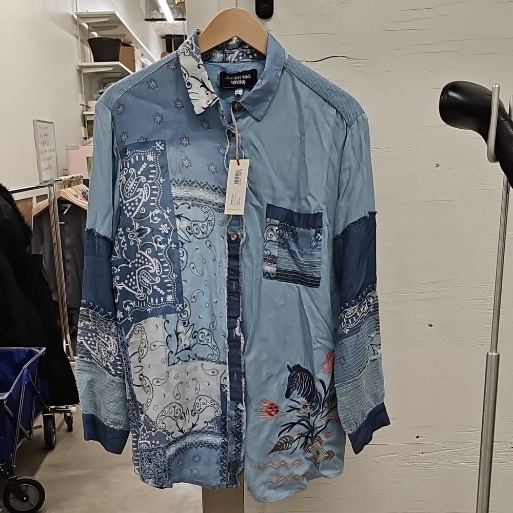 Johnny Was Bandana Shirt